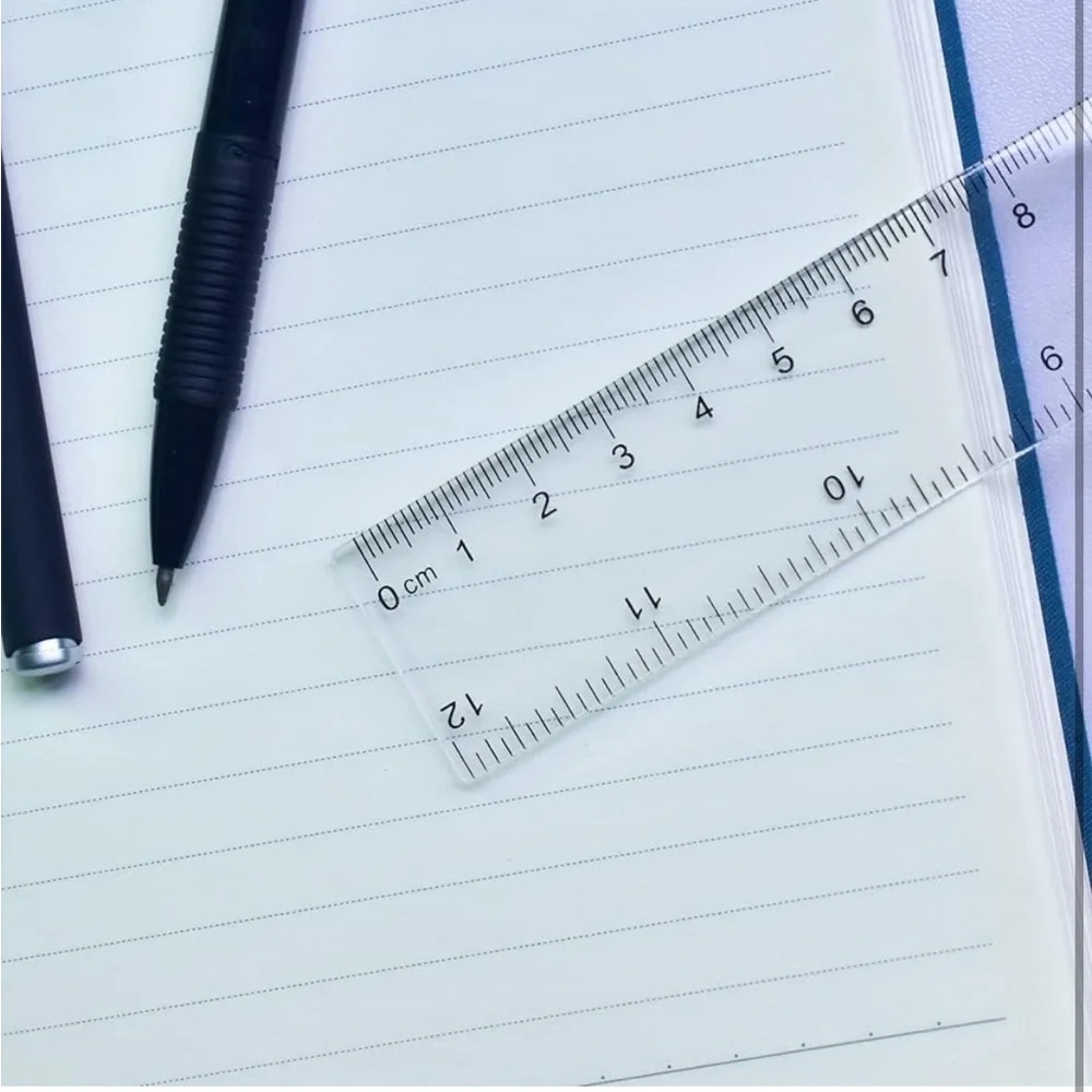 7 pack plastic Colorful Party Ruler Set - Picture 3 of 5